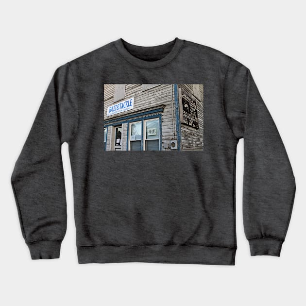 Bait & Tackle Crewneck Sweatshirt by photoclique